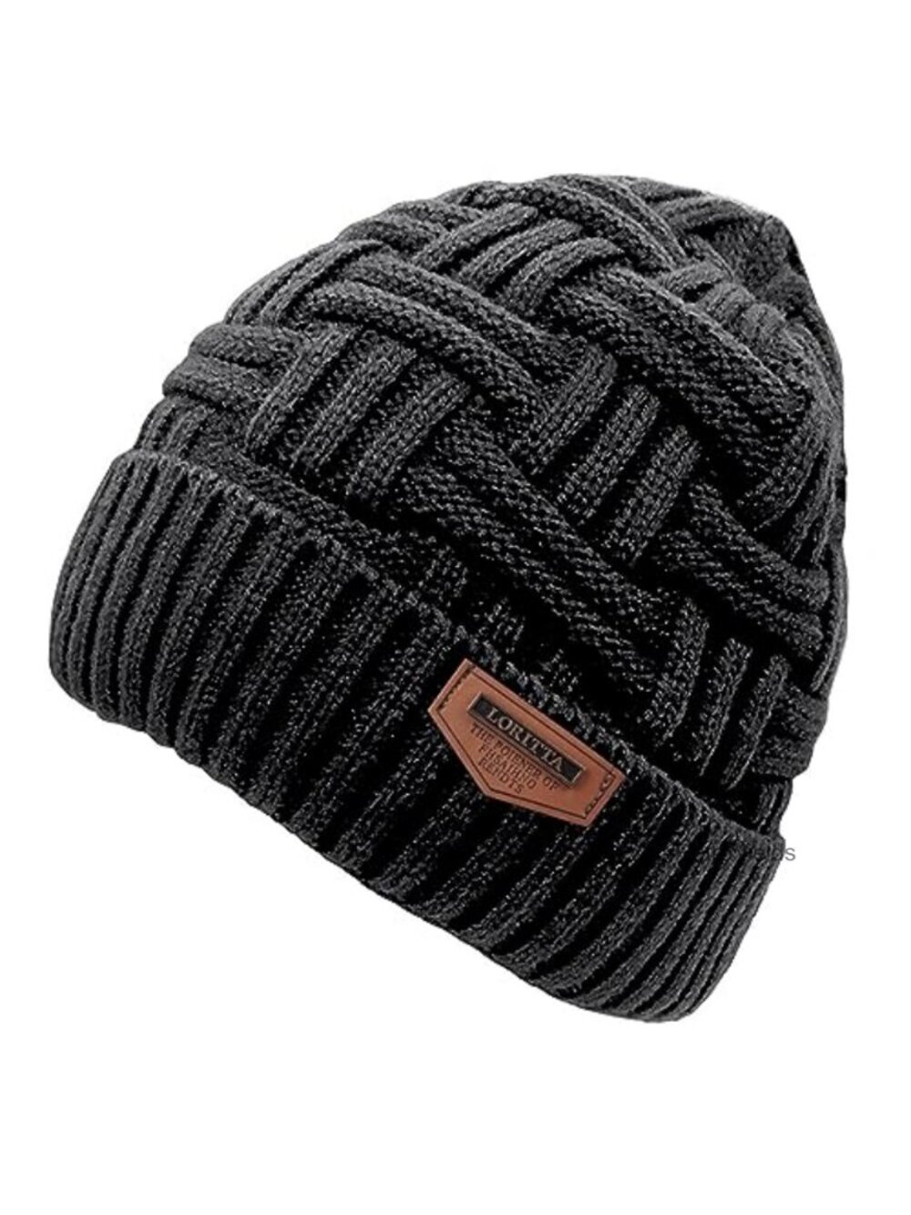 Thick Warm Slouchy Beanie Skull Cap Stretchy Acrylic Winter Hat